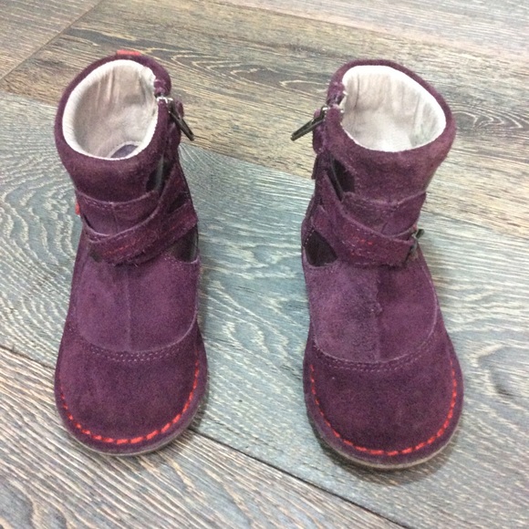 Stride Rite Boots Medallion Roslin Leather Suede - Picture 3 of 8